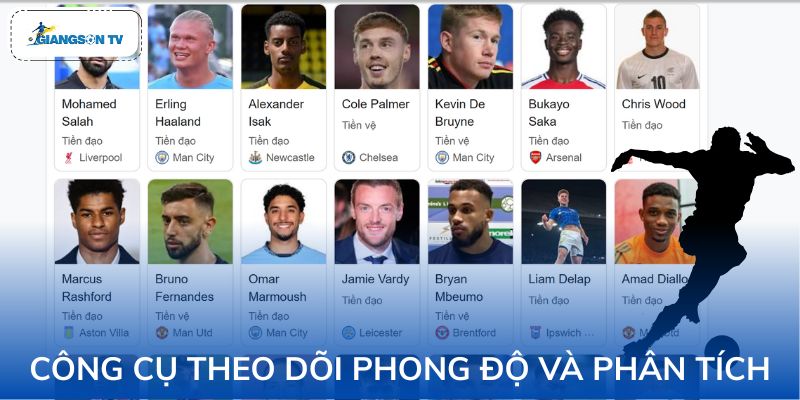 Bảng xếp hạng giúp người xem nắm bắt cục diện