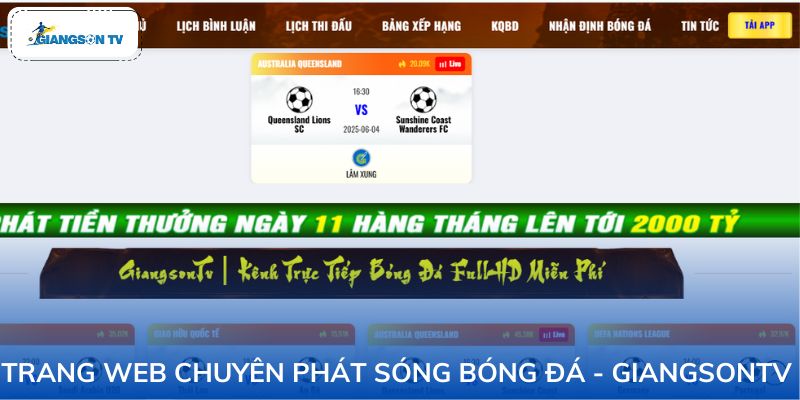 Giới thiệu về trang web GiangSonTV
