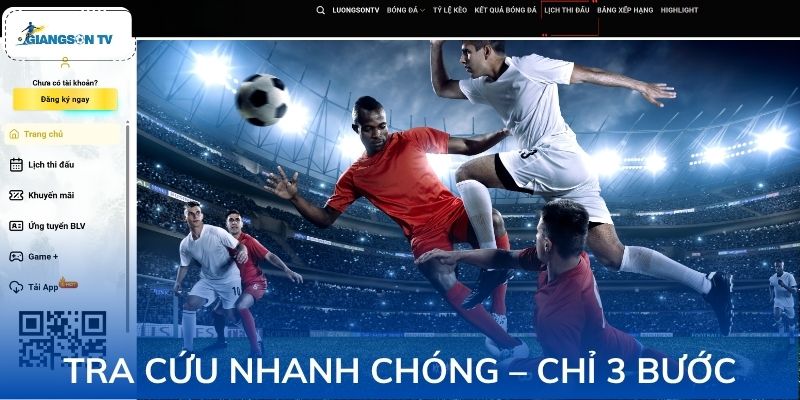 GiangSonTV cập nhật lịch bóng đá mọi giải đấu lớn nhỏ