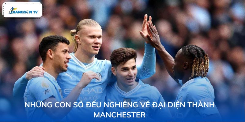 Những con số đều nghiêng về đại diện thành Manchester